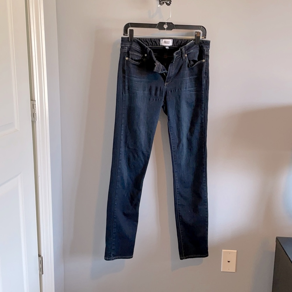 Paige jeans size 30.  Blue